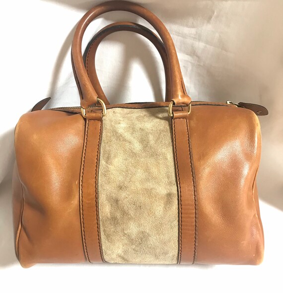 Vintage 70's Christian Dior Bagages Camel Brown Mini 