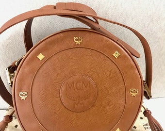 Vintage MCM suzy wong bag, brown grained leather round shoulder bag wi –  eNdApPi ***where you can find your favorite designer vintages..authentic,  affordable, and lovable.