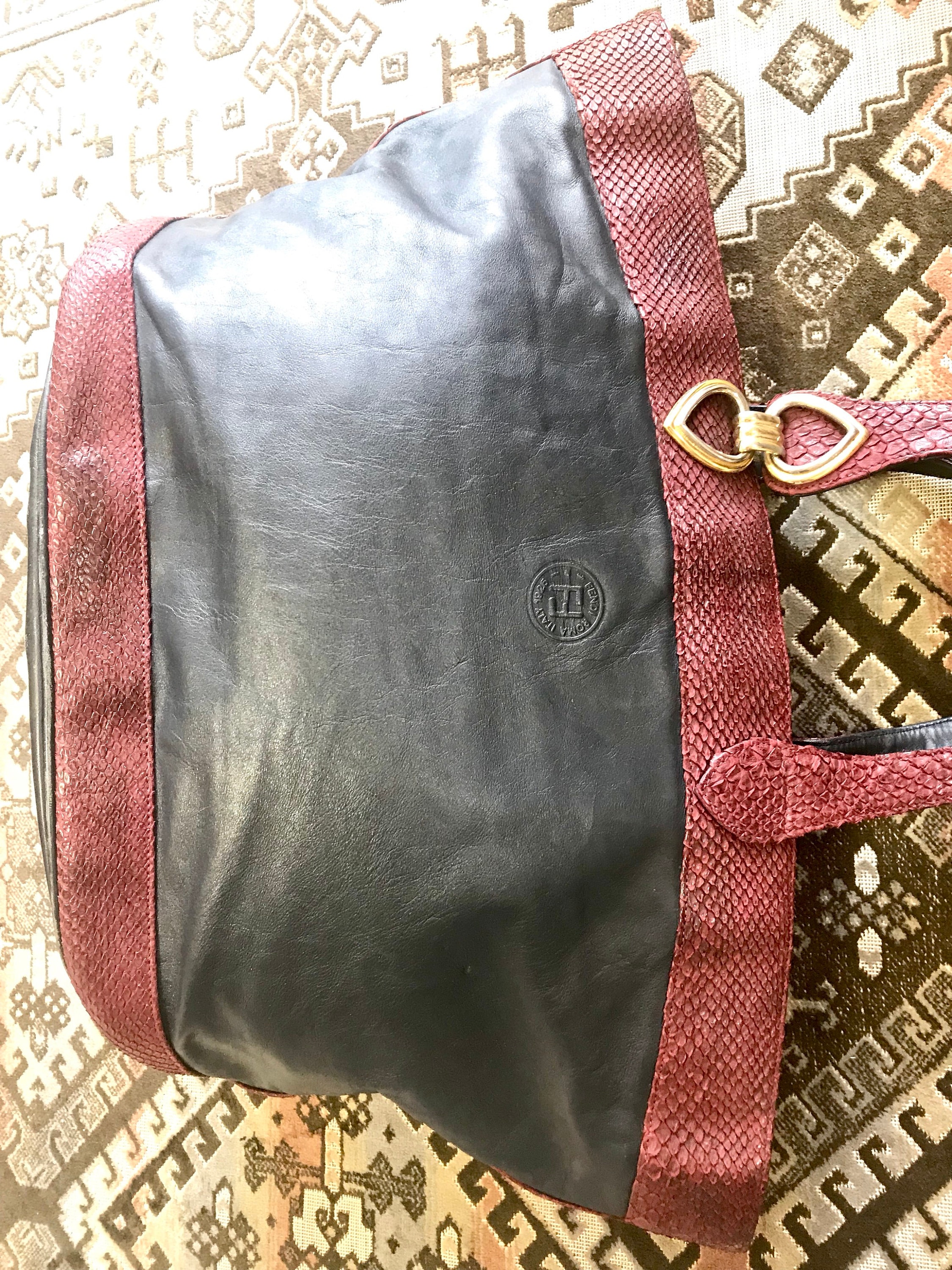 Fendi classic leather shopper sale