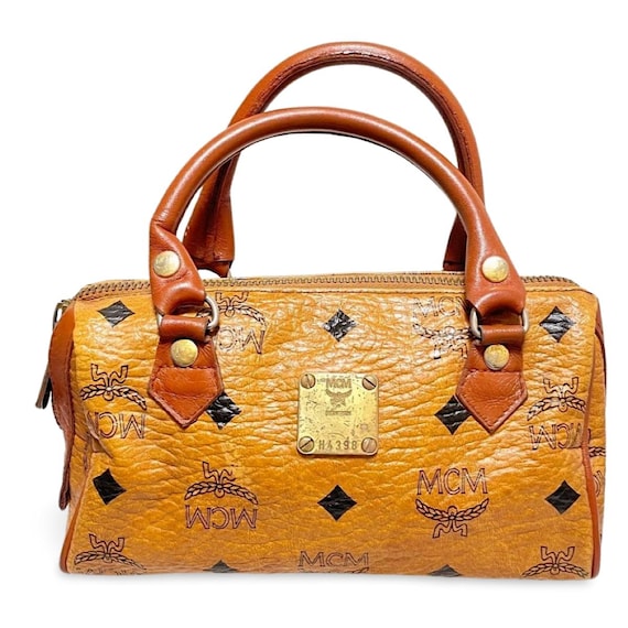 Vintage MCM Classic Brown Monogram Mini Speedy Bag. Must Have