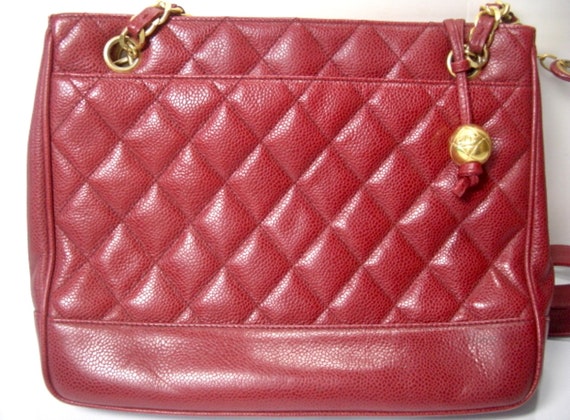 Chanel Red Quilted Lambskin Jumbo Classic Double Flap Gold