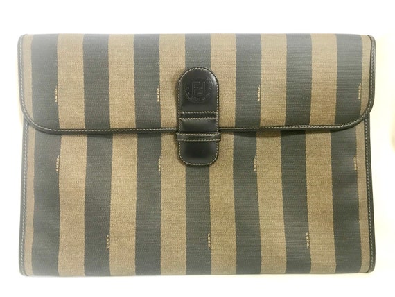 Vintage FENDI Penguin Clutch Bag Pouch Purse
