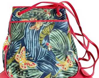Bottega Veneta Intrecciato Butterfly Farfalle Drawstring Bag