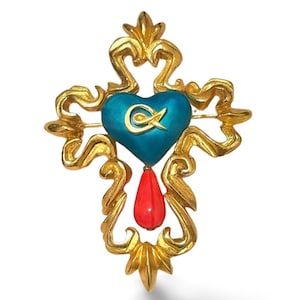 Christian Lacroix Cross - Etsy