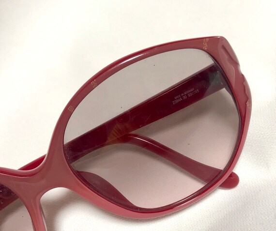 60's, 70's vintage Christian Dior pink and red ov… - image 5