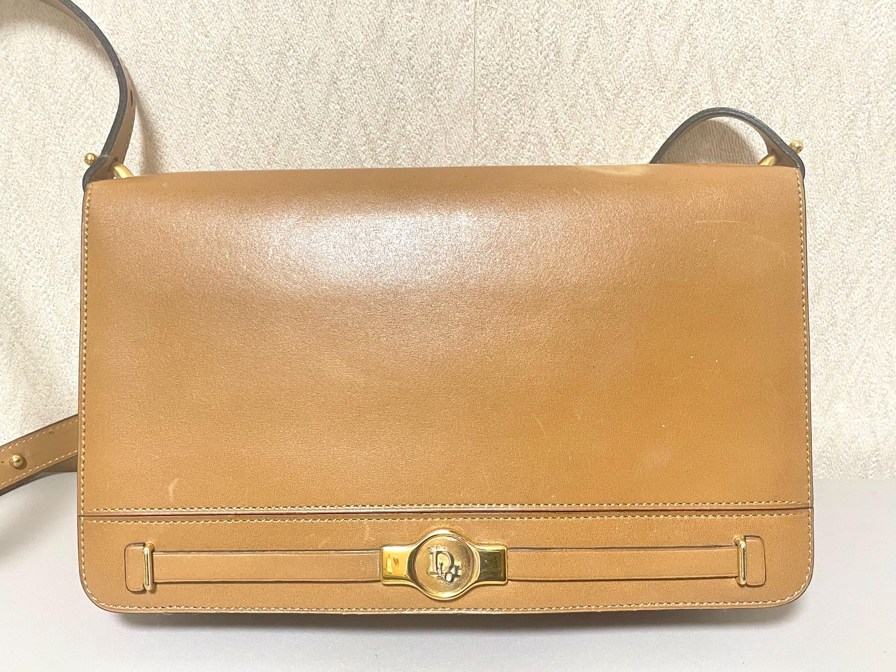 Vintage Christian Dior Brown Leather & Suede Clutch Bag - Authentic Dior 3604N Christian Dior Clutches for Women | The RealReal main image 3