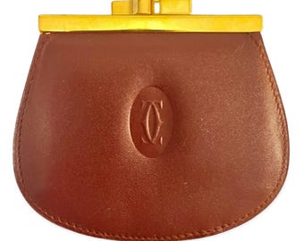 Vintage GUCCI Brown Crocodile Leather Shoulder Bag With GG Mark