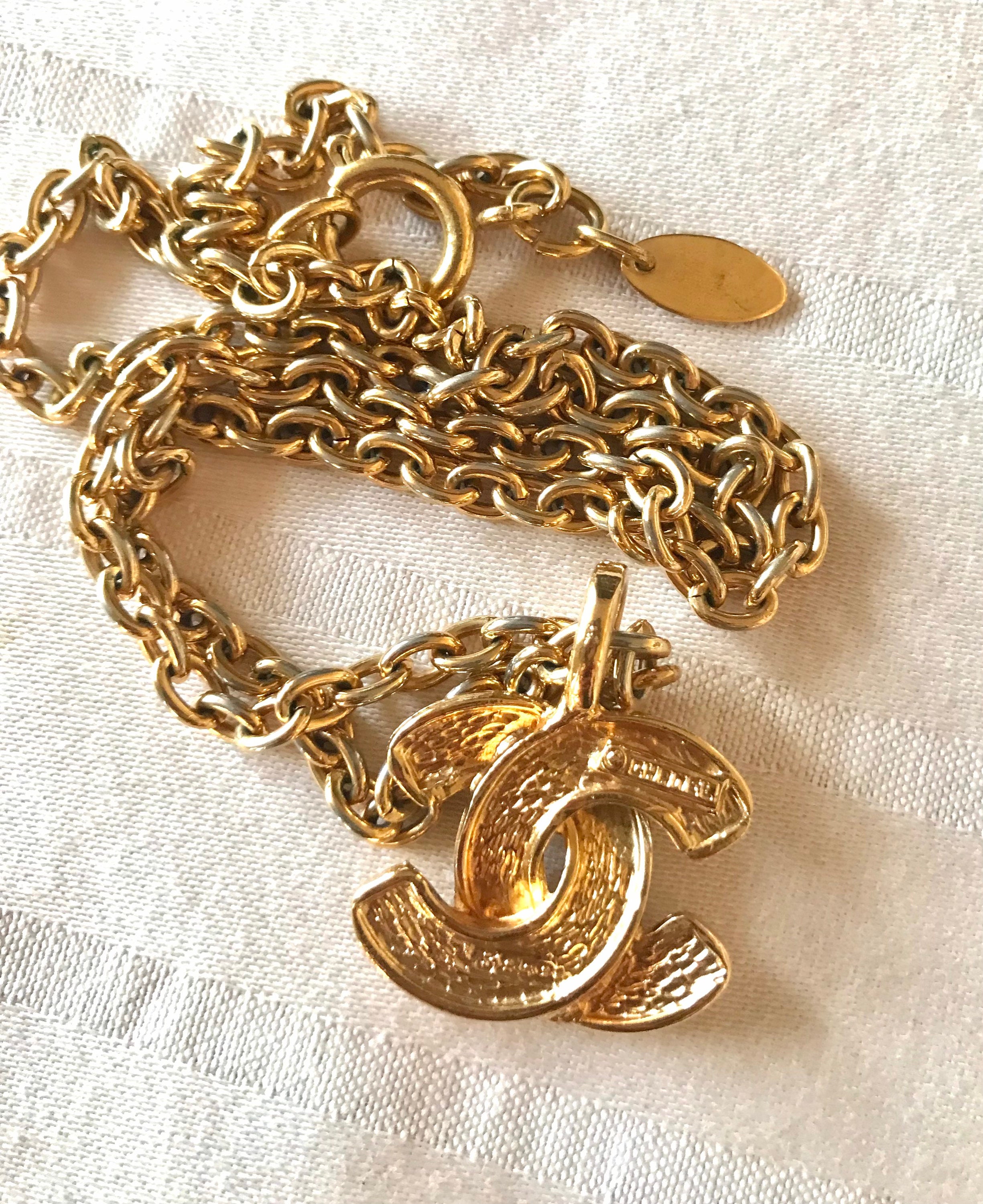 【VINTAGE HOLLYWOOD】Matte Classic Chain Necklace Vintage Gold Chain Necklace | eBay