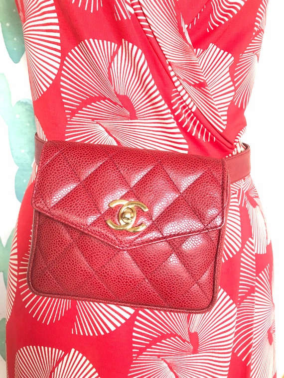 Chanel Jersey 19 Waist Bag - Pink Waist Bags, Handbags - CHA829065