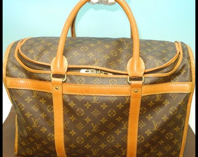 Vintage Louis Vuitton Monogram Pet Purse. Sac Chien 50 Dog and Cat Pet