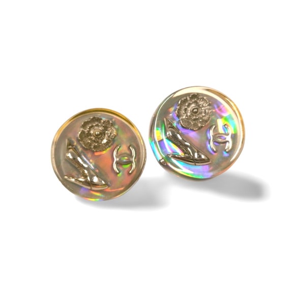 Chanel rainbow earrings discount
