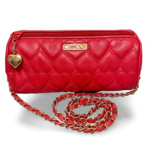 Moschino Red Heart Purse - Etsy display picture 1