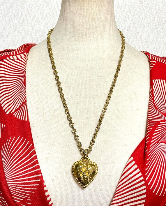 VINTAGE SONIA RYKIEL 二連 ハート マトラッセ ネックレス VINTAGE SONIA RYKIEL 二連 ハート マトラッセ ネックレス