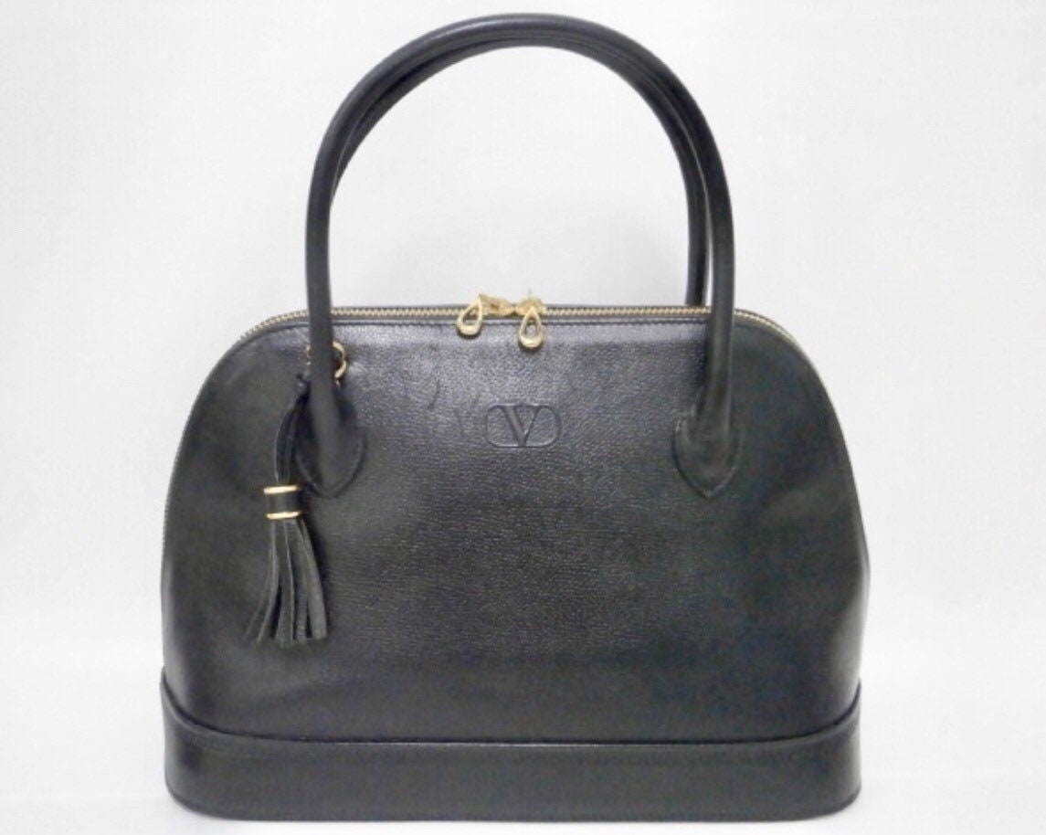 VALENTINO BACKPACK VLOGO LARGE IN NAPPA LEATHER BAGS BLACK