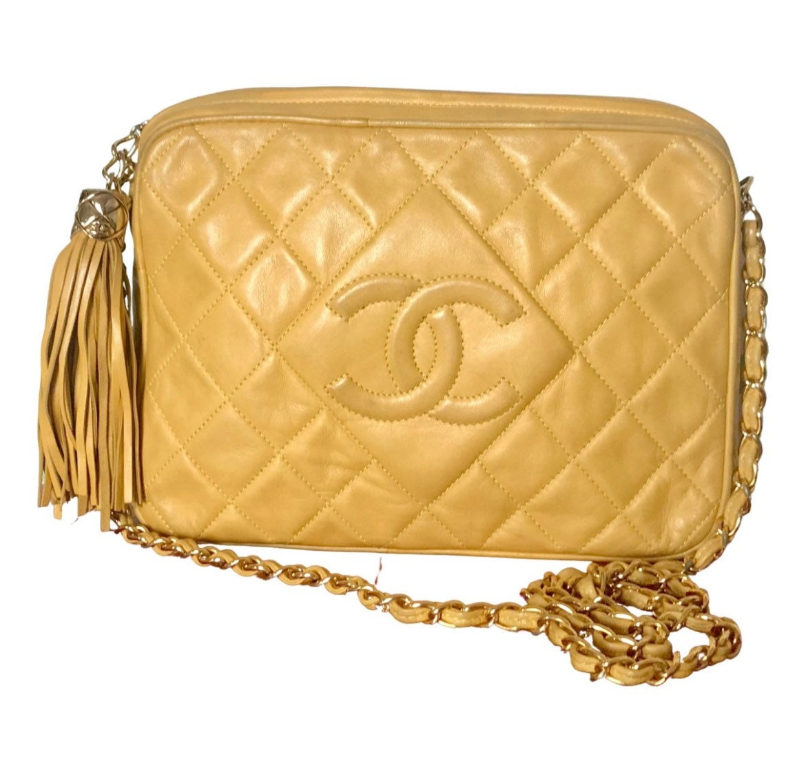Yellow Chanel Bag - Etsy Yellow Chanel Bag - Etsy