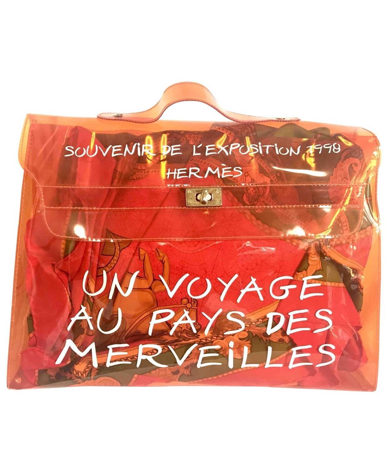 hermes transparent bag