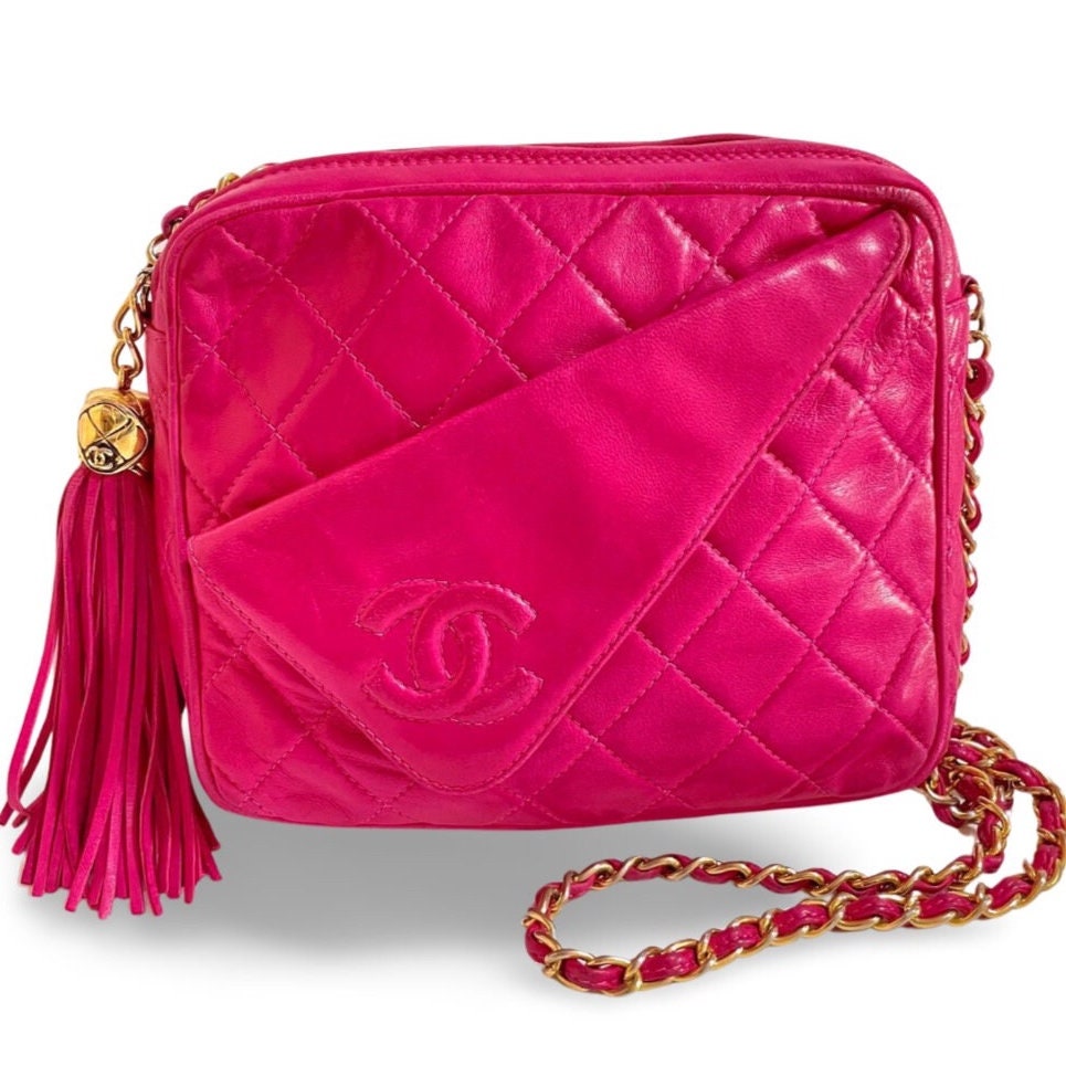 Only 1200.00 usd for Chanel Vintage Red Rare Lambskin Mini Flap Online at  the Shop