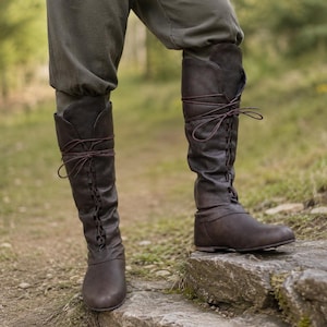 bottes plates bottes hautes cuir homme