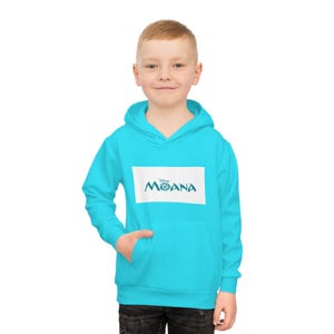 Felpa con cappuccio per bambini con logo del film Moana / Felpa con cappuccio per bambini immagine 7