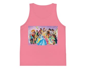 Canotta con collage delle Principesse Disney / Canotta da bambina