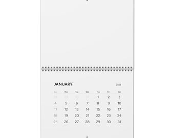 Minimal Grid Wall Calendar 2026 | Monthly Planner Calendar