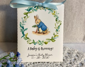 Personalised Peter Rabbit Drawstring Canvas Gym Pump PE Bag Personalised Peter Rabbit Drawstring Canvas Gym Pump PE Bag