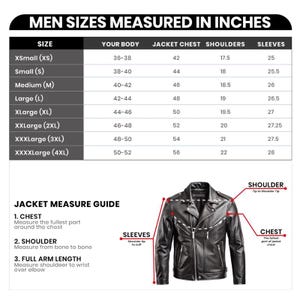 Men Size Chart