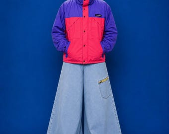 Spodnie Oliver Tree | Luźne, szerokie jeansy z szerokimi nogawkami | Jeansy retro z lat 90. | Dżinsy dzwony