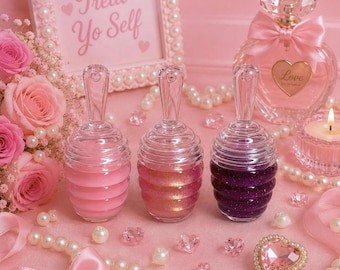 Pretty in Pink Lip Gloss – Non-Sticky High Shine Formula