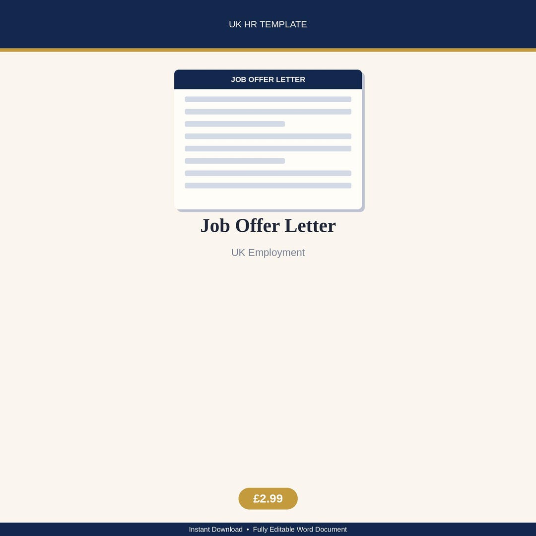 Job Offer Letter Template UK Employment Offer Editable Word job-offer-letter-template-uk-employment-offer-editable-word