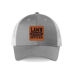Lawn Enforcement Patch Snapback Hat Funny Lawn Care Cap for Men #L112-P702-LAWN