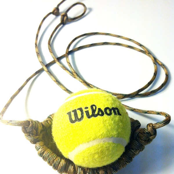 Tennis Ball Thrower    Paracord Shepherd Sling HANDMADE by David the Shepherd