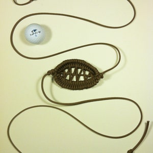 HANDMADE Netted Golf Ball Thrower Paracord Shepherd Sling by David the Shepherd