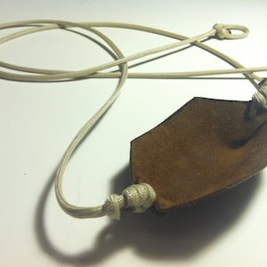 Paracord und Leder Cupped Pouch Shepherd Sling HANDMADE by David the Shepherd - David & Goliath