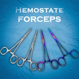 14cm Stainless Steel Hemostat Forceps: Self-Locking Grip for Crafts, Doll Making, Fishing