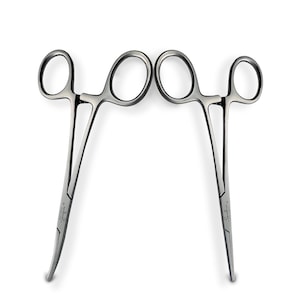 5,5" kurvig/rak hemostattång kroppssmycken piercingverktyg ringöppnings- och stängningstång, rostfritt stål