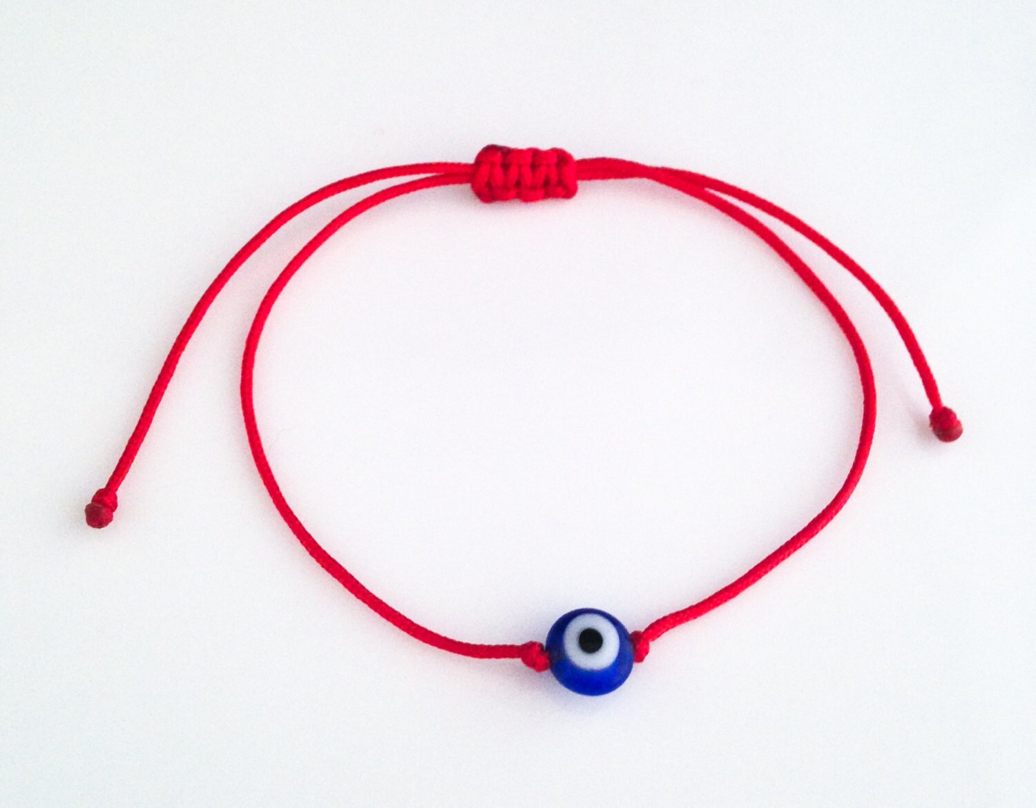 Baby/Child Size BLUE Glass Evil Eye Of Protection Red String | Etsy