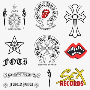 SVG PNG EPS Files - Black and White and colorfull Designs svg pdf eps png| Heart | Brand Logo | Chrome | silhouette