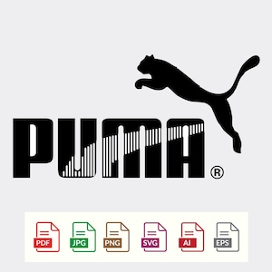 Gato saltando svg PNG PDF EPS / Clip art de logotipo de gato / Archivo de corte para Cricut y Silhouette