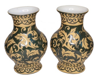 Damask Vase Etsy