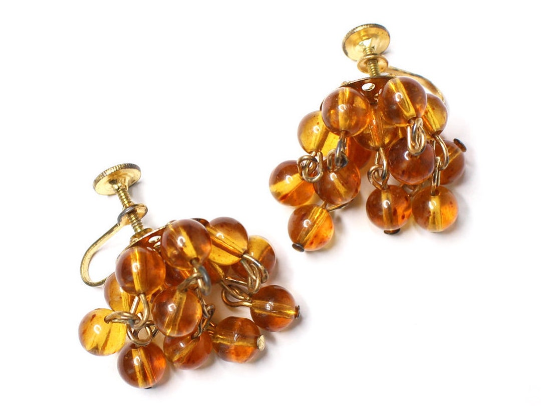Boucles D'oreilles Anciennes - Écaille & Perle - Dormeuses Plaquées Or - Vintage