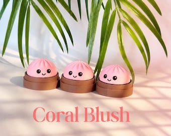 3D Printed Dumpling Clicker Fidget Toy: Stress Relief, Sensory, Maui Made (Keychain Option)