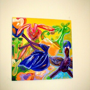 My Beanie Babies-olieverfschilderij op canvas