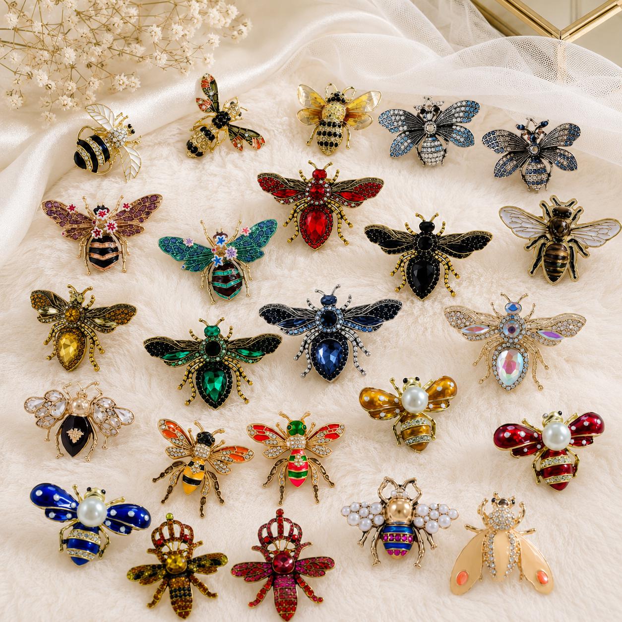 金属製昆虫ブローチセット 昆虫ブローチ - Etsy 日本