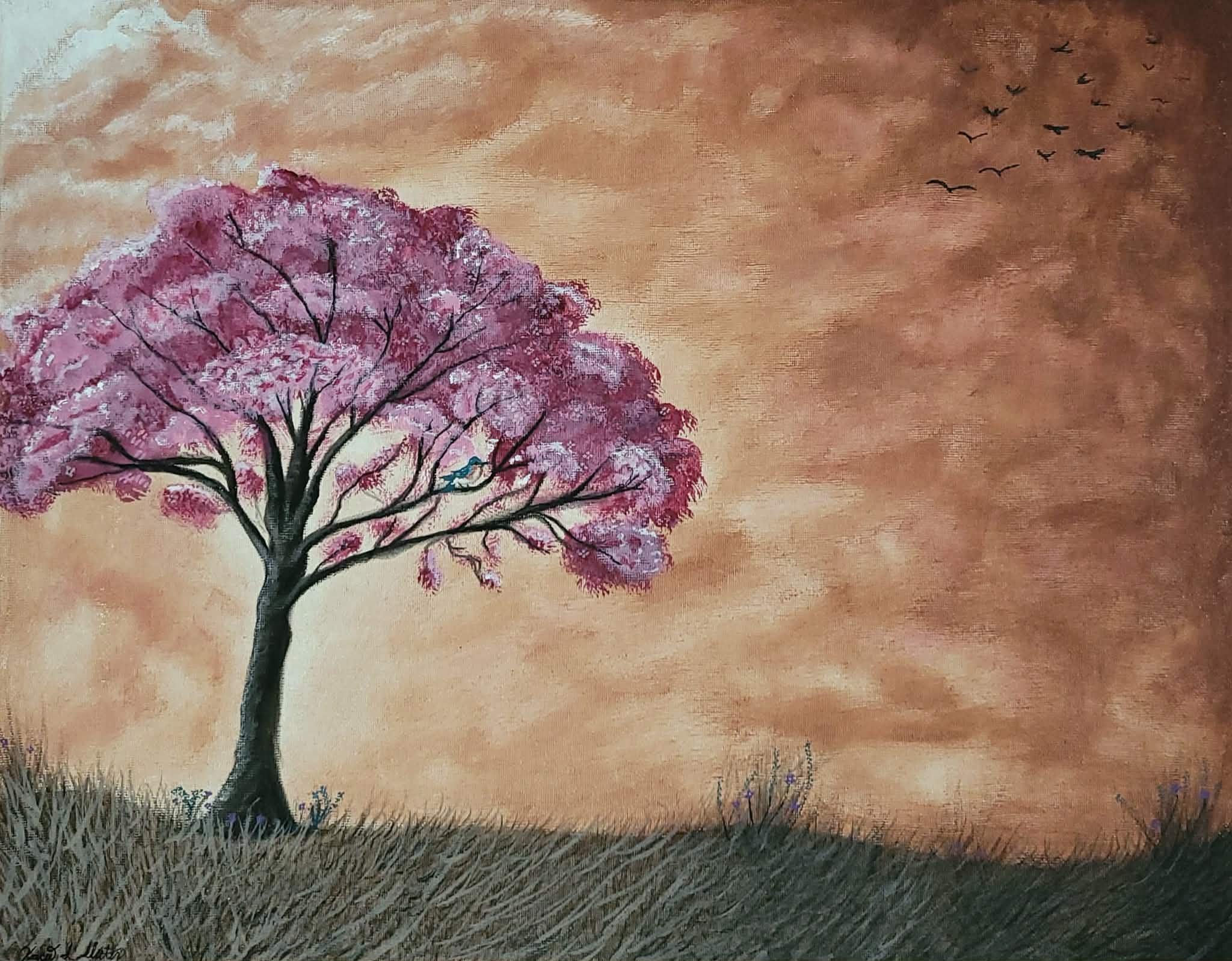 16x20 Cherry Blossom - Etsy