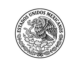 Mexican Flag SVG PNG, Patriotic Artwork, Cricut Cut File (Digital Download)