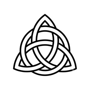 Nodo celtico SVG PNG, motivo tribale a nodi, file di taglio per Cricut (download digitale)
