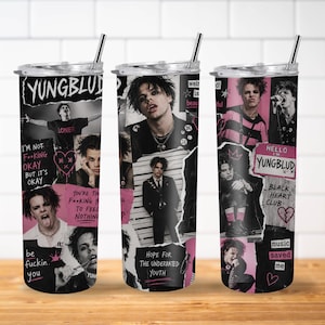 Yungblud PNG | Rock and Roll 20oz sublimatieontwerp (digitale download)