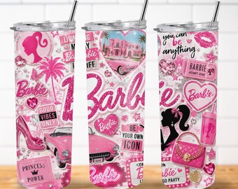 Lets Go Party PNG | Barbie 20oz Sublimation Design (Digital Download)