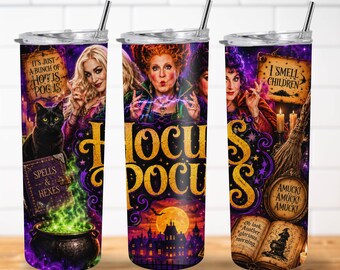 Hocus PNG | Classic Movie 20oz Sublimation Design (Digital Download)